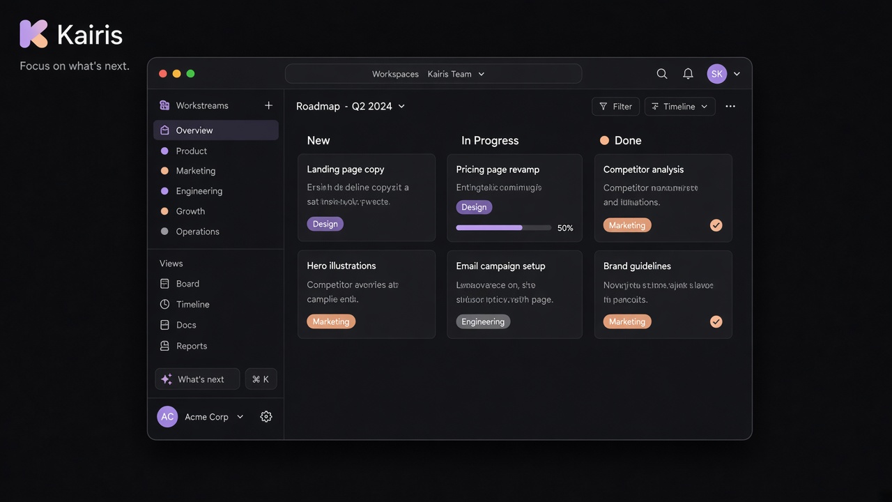 Kairis board desktop: download diretto senza store