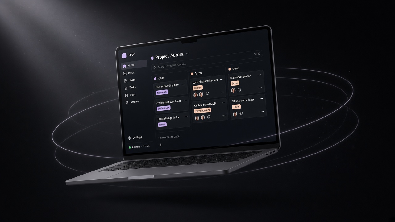 Laptop con Kairis: i dati restano sul dispositivo